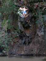 Jumper at Kapena Falls