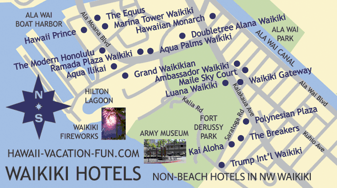 Hilton Hawaiian Village Hotel Map - Meeting Location