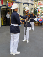 King's Guard Changing Ceremony Rifle Spinning