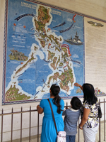 Historic Mosaic at Punchbowl Crater