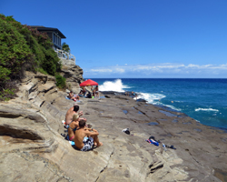 Hanging-out away from the Water's Edge at China Walls