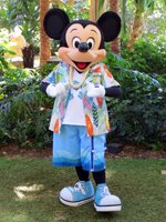 Hawaiian Mickey Mouse at Disney Aulani Resort