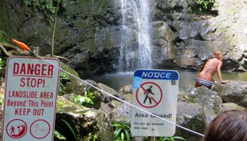 Manoa Falls Signs