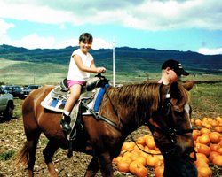 Horseback Rides at Aloun Farms Pumpkin Patch