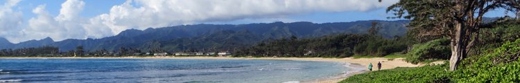 Windward Oahu Scenic Drive: Coastline Seen from Malaekahana Beach